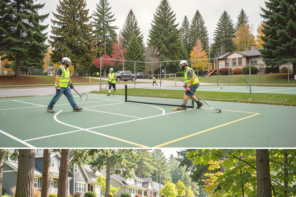 Municipal Bark Installation in Normandy Park, King County, WA - Bark is best applied in spring to suppress the season's weed growth, with fall touch-ups keeping beds tidy through winter.