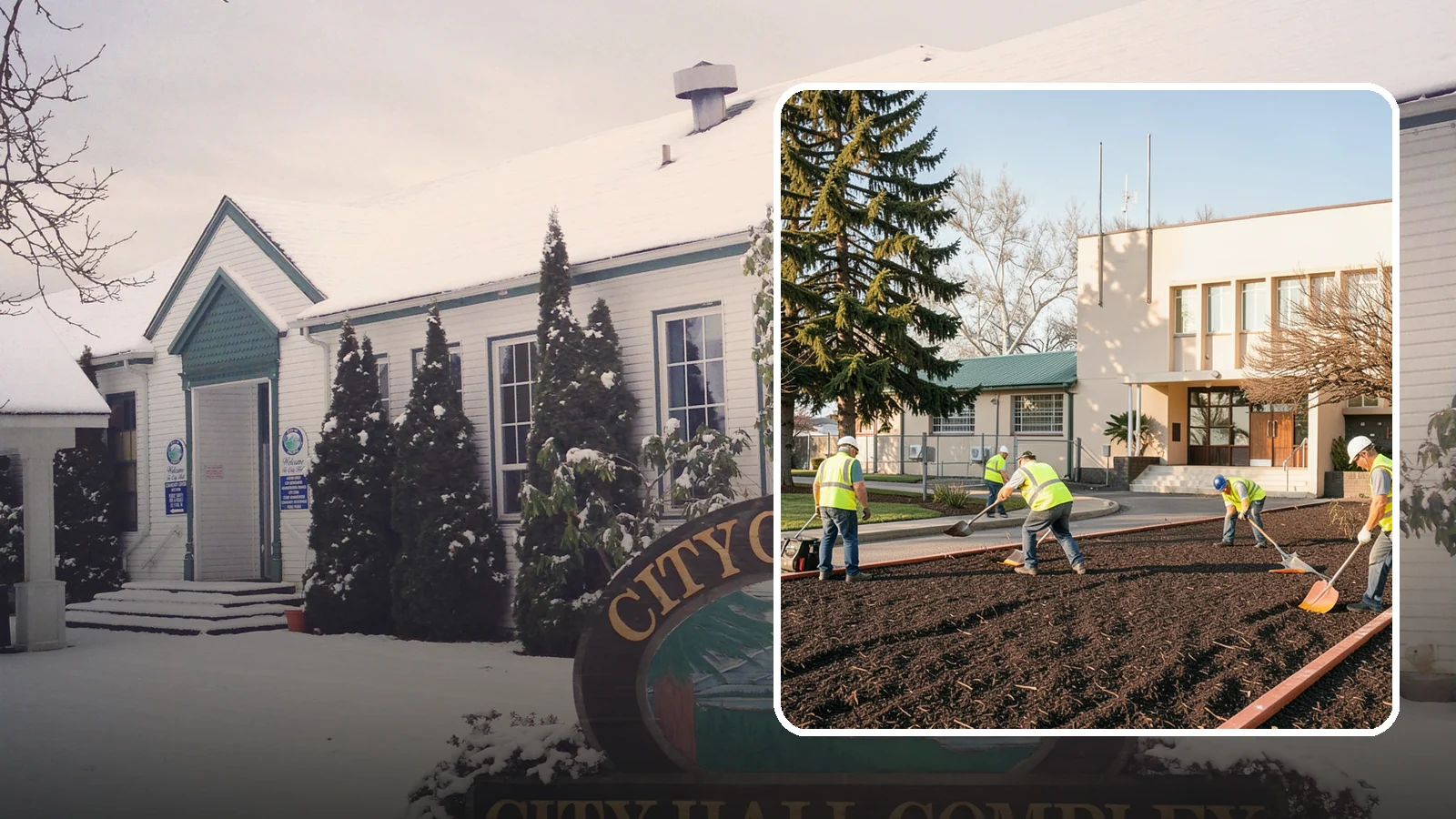 Municipal Bark Installation in Pacific, King County, WA - We supply and install fresh bark across public beds, medians, and park landscapes to suppress weeds and refresh appearance for...