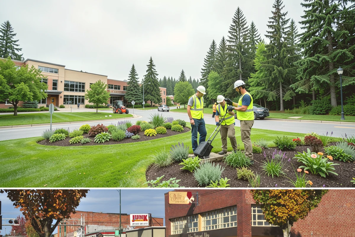 Municipal Bark Installation in Puyallup, Pierce County, WA - Bark is best applied in spring to suppress the season's weed growth, with fall touch-ups keeping beds tidy through winter.