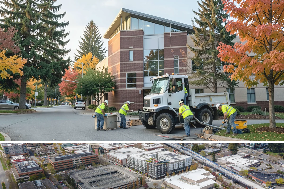 Municipal Bark Installation in Redmond, King County, WA - Bark is best applied in spring to suppress the season's weed growth, with fall touch-ups keeping beds tidy through winter.