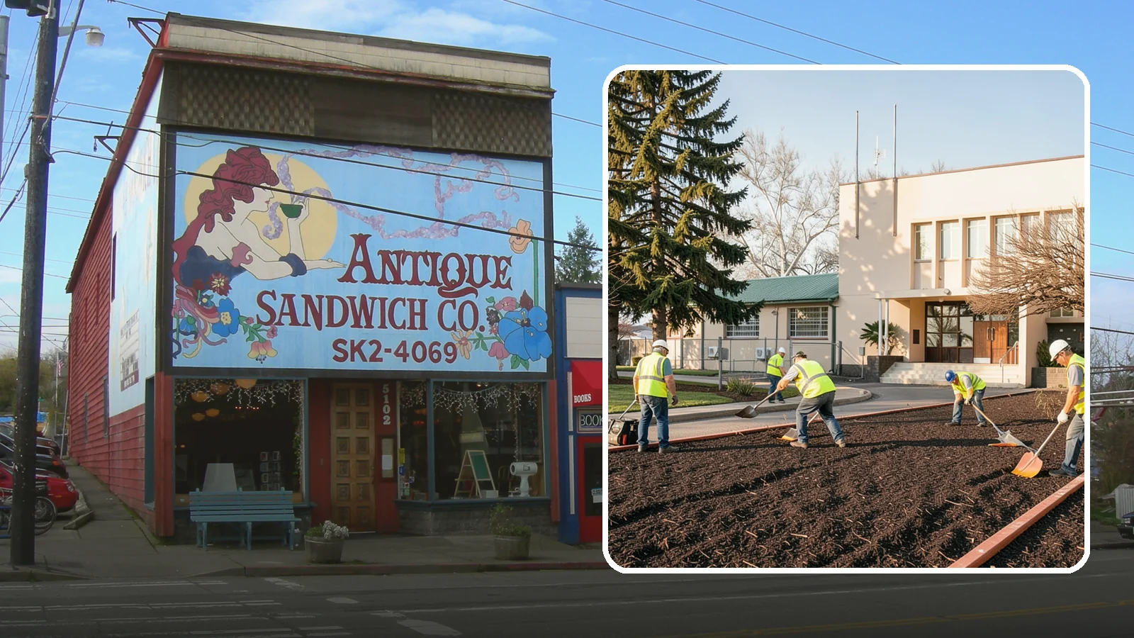 Municipal Bark Installation in Ruston, Pierce County, WA - We supply and install fresh bark across public beds, medians, and park landscapes to suppress weeds and refresh appearance for...