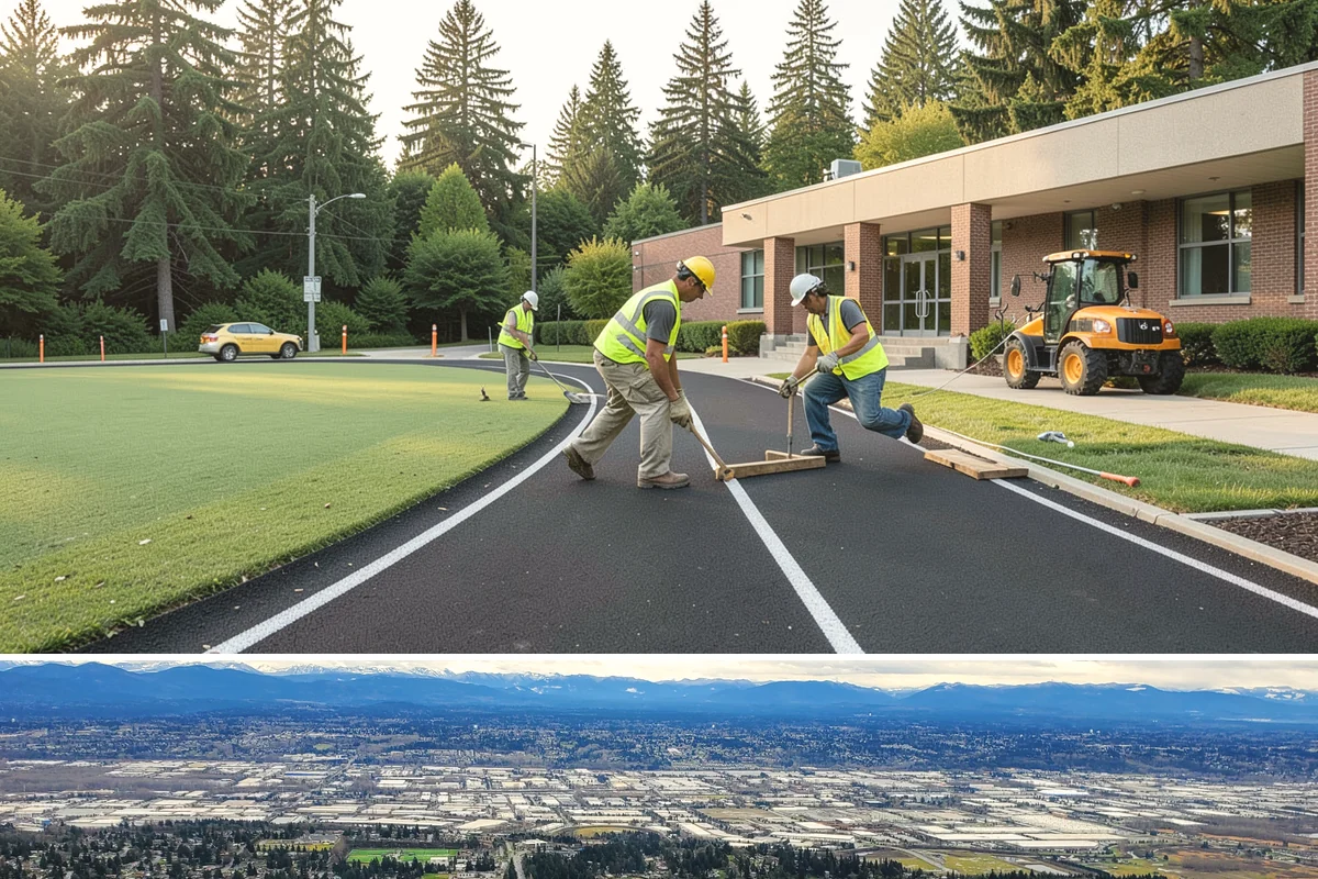 Municipal Bark Installation in SeaTac, King County, WA - Bark is best applied in spring to suppress the season's weed growth, with fall touch-ups keeping beds tidy through winter.