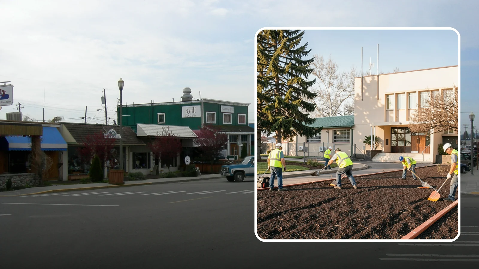 Municipal Bark Installation in Stanwood, Snohomish County, WA - We supply and install fresh bark across public beds, medians, and park landscapes to suppress weeds and refresh appearance for...