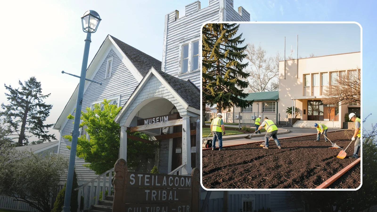 Municipal Bark Installation in Steilacoom, Pierce County, WA - We supply and install fresh bark across public beds, medians, and park landscapes to suppress weeds and refresh appearance for...