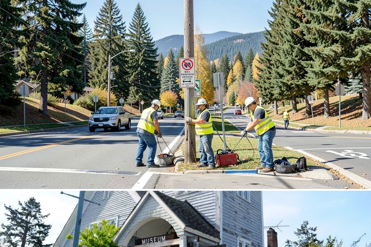 Municipal Bark Installation in Steilacoom, Pierce County, WA - Bark is best applied in spring to suppress the season's weed growth, with fall touch-ups keeping beds tidy through winter.