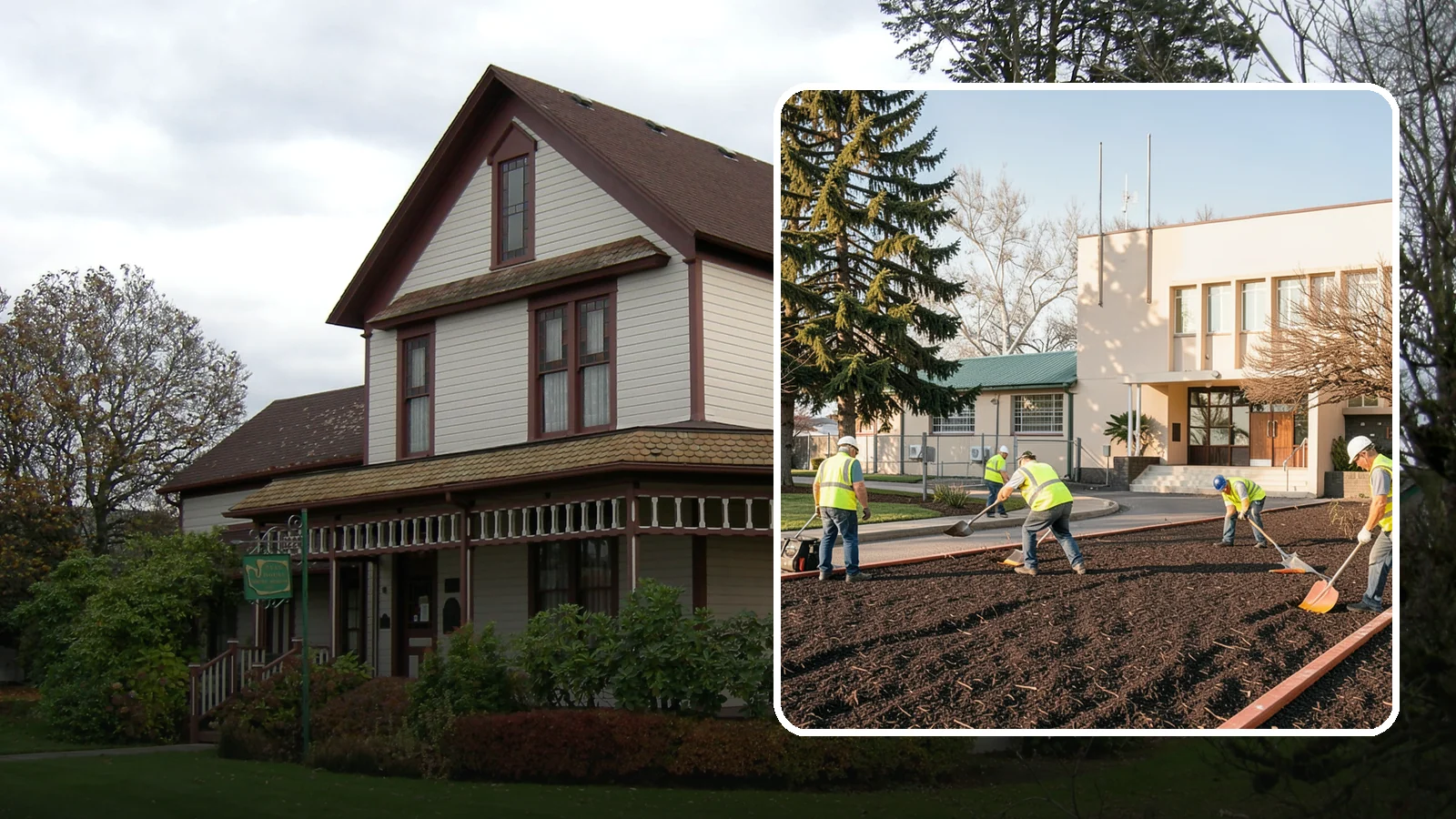 Municipal Bark Installation in Sumner, Pierce County, WA - We supply and install fresh bark across public beds, medians, and park landscapes to suppress weeds and refresh appearance for...