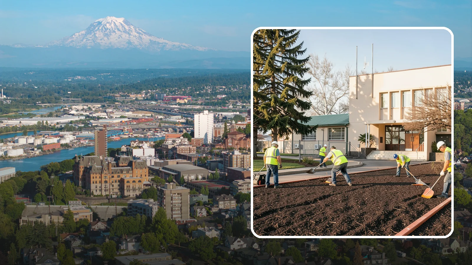 Municipal Bark Installation in Tacoma, Pierce County, WA - We supply and install fresh bark across public beds, medians, and park landscapes to suppress weeds and refresh appearance for...