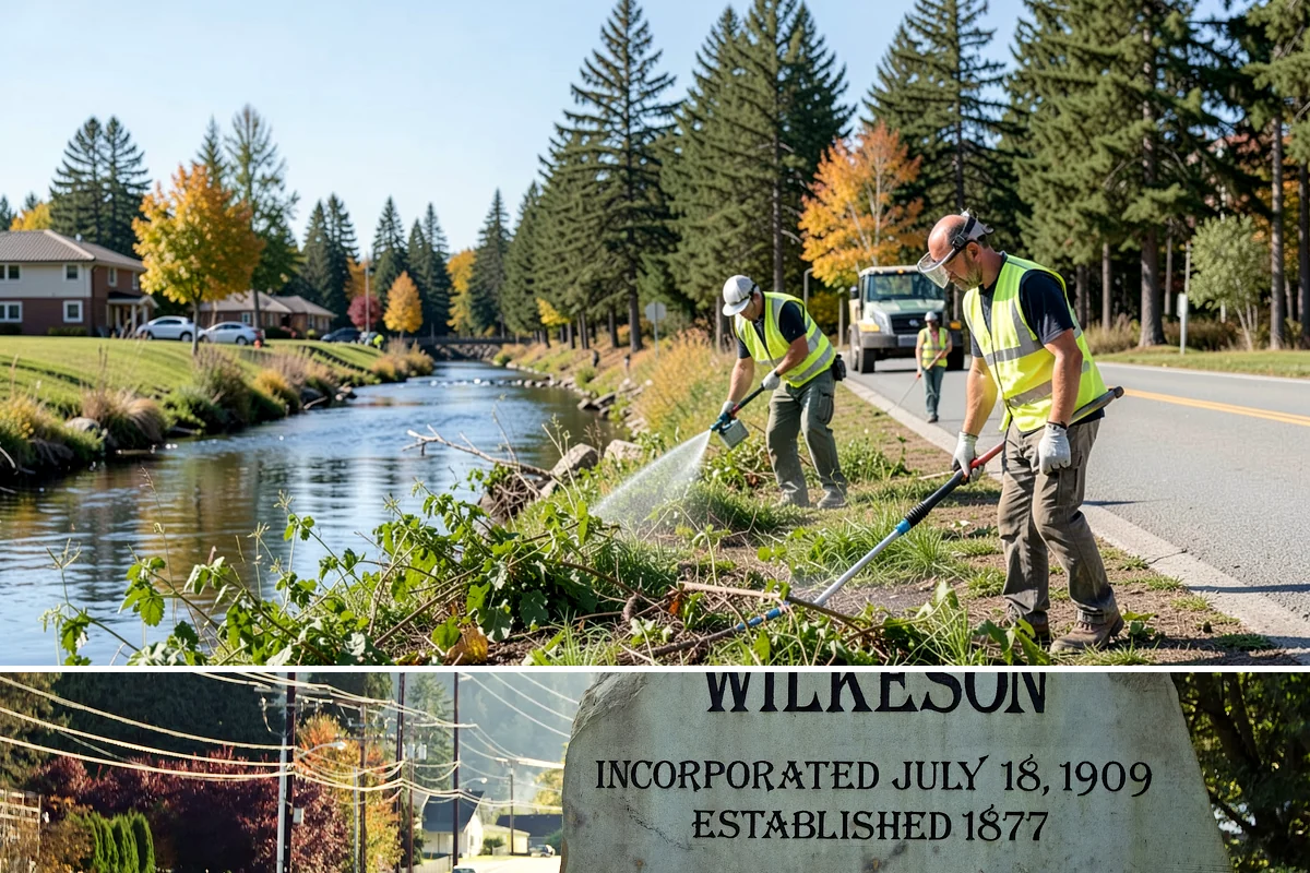 Municipal Bark Installation in Wilkeson, Pierce County, WA - Bark is best applied in spring to suppress the season's weed growth, with fall touch-ups keeping beds tidy through winter.