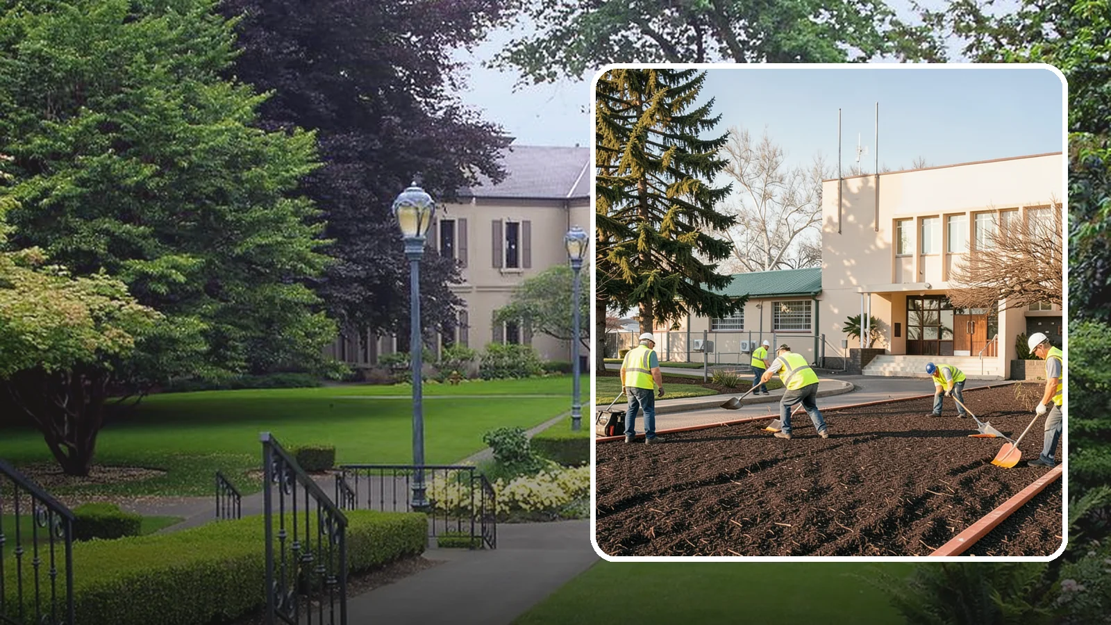Municipal Bark Installation in Woodinville, King County, WA - We supply and install fresh bark across public beds, medians, and park landscapes to suppress weeds and refresh appearance for...