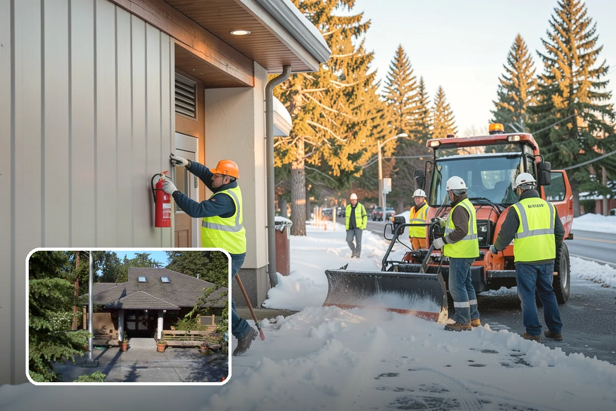 Municipal Bark Installation in Yarrow Point, King County, WA - Uniform bark depth improves the appearance of public landscapes