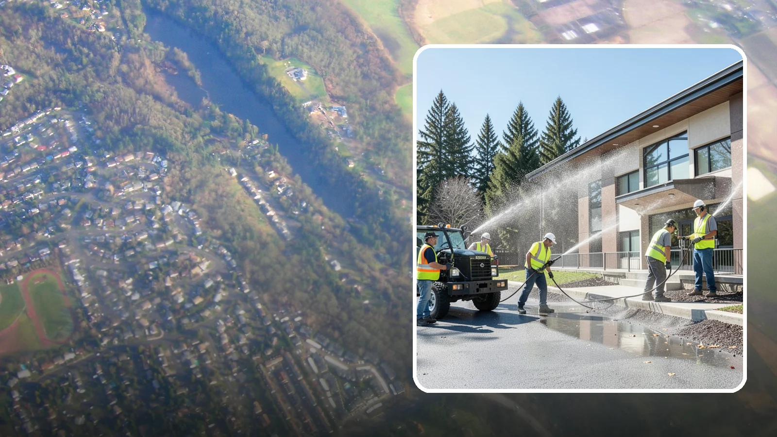 Municipal Building Washing in Algona, King County, WA - We wash public building exteriors to remove mildew, algae, and grime using safe methods for Western Washington civic facilities.