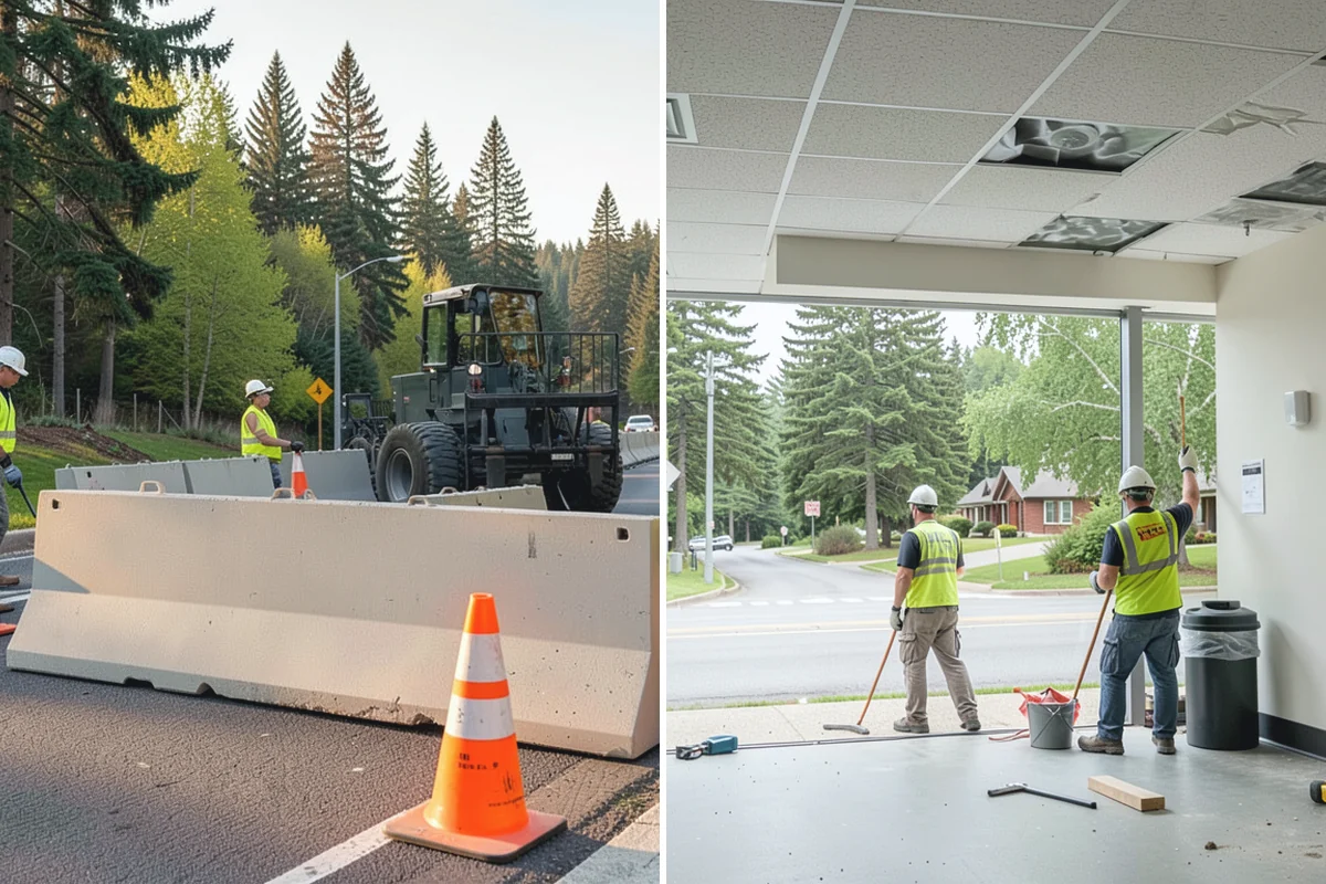 Municipal Building Washing in Auburn, King County, WA - We evaluate substrates and select appropriate cleaning methods