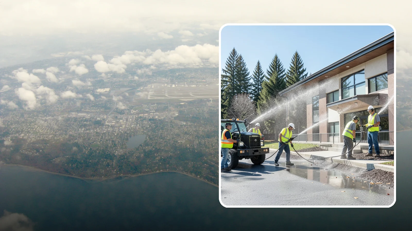 Municipal Building Washing in Burien, King County, WA - We wash public building exteriors to remove mildew, algae, and grime using safe methods for Western Washington civic facilities.