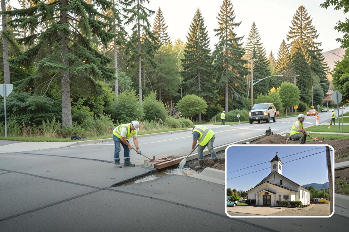 Municipal Building Washing in Concrete, Skagit County, WA - Soft-wash methods clean without damaging facades or seals