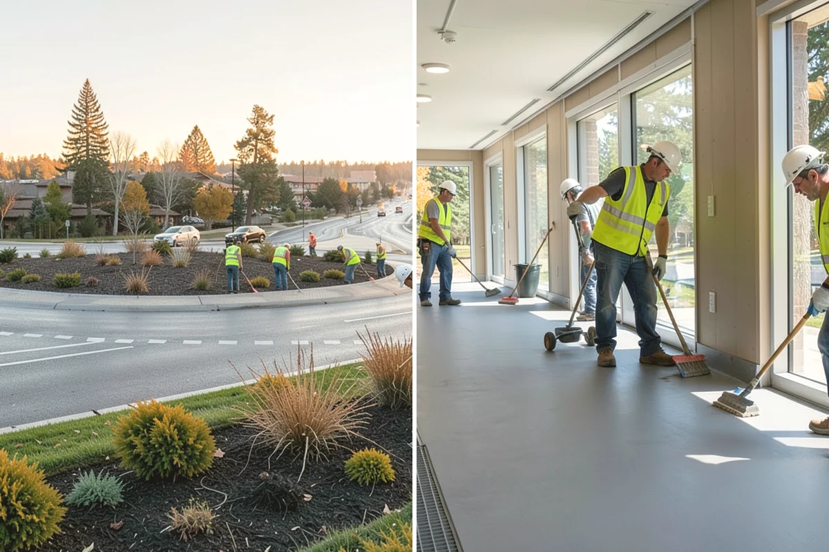 Municipal Building Washing in Covington, King County, WA - We evaluate substrates and select appropriate cleaning methods