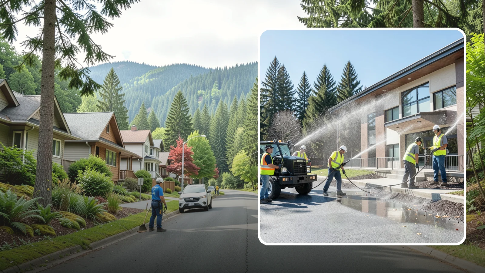 Municipal Building Washing in Darrington, Snohomish County, WA - We wash public building exteriors to remove mildew, algae, and grime using safe methods for Western Washington civic facilities.