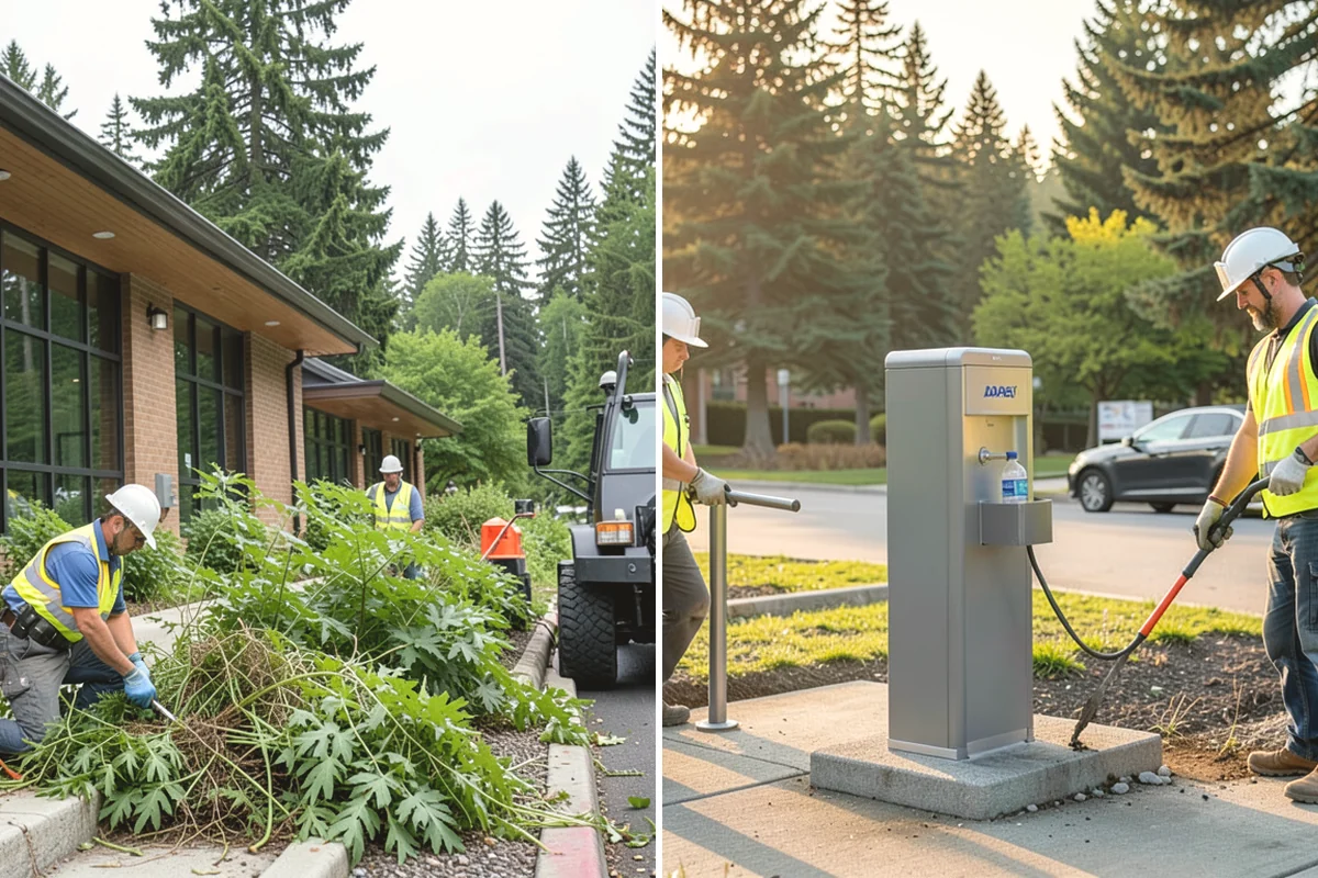 Municipal Building Washing in Duvall, King County, WA - We evaluate substrates and select appropriate cleaning methods