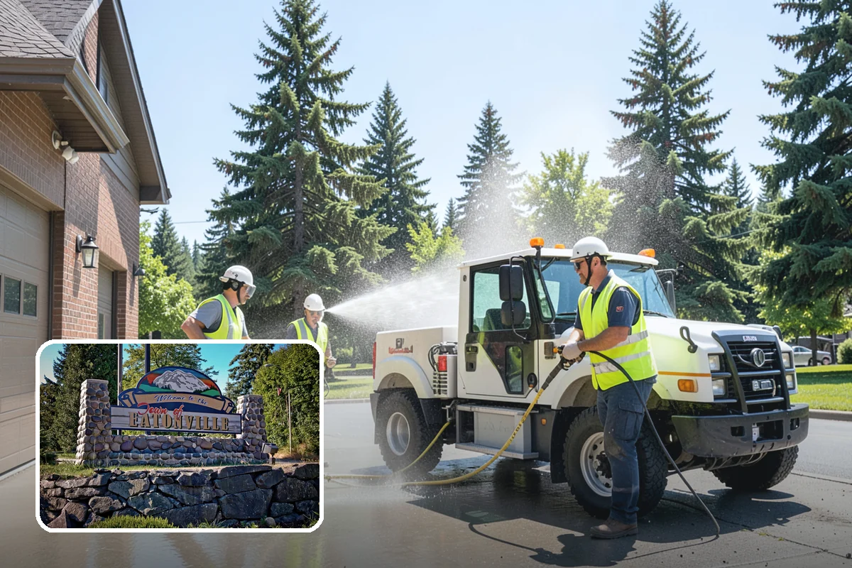 Municipal Building Washing in Eatonville, Pierce County, WA - Soft-wash methods clean without damaging facades or seals