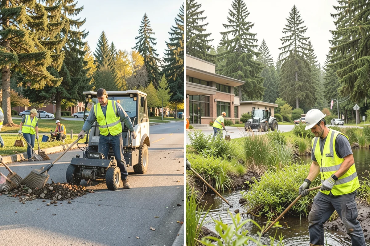 Municipal Building Washing in Edgewood, Pierce County, WA - We evaluate substrates and select appropriate cleaning methods