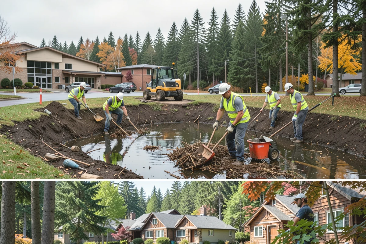 Municipal Building Washing in Edgewood, Pierce County, WA - Building washing is best performed in the drier months from late spring through early fall, when surfaces dry and treatments work...
