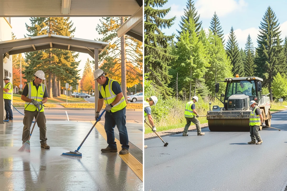 Municipal Building Washing in Edmonds, Snohomish County, WA - We evaluate substrates and select appropriate cleaning methods