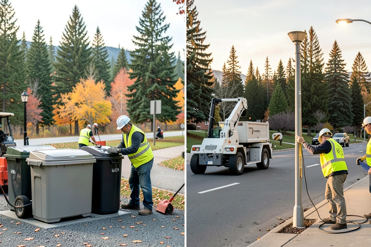 Municipal Building Washing in Enumclaw, King County, WA - We evaluate substrates and select appropriate cleaning methods