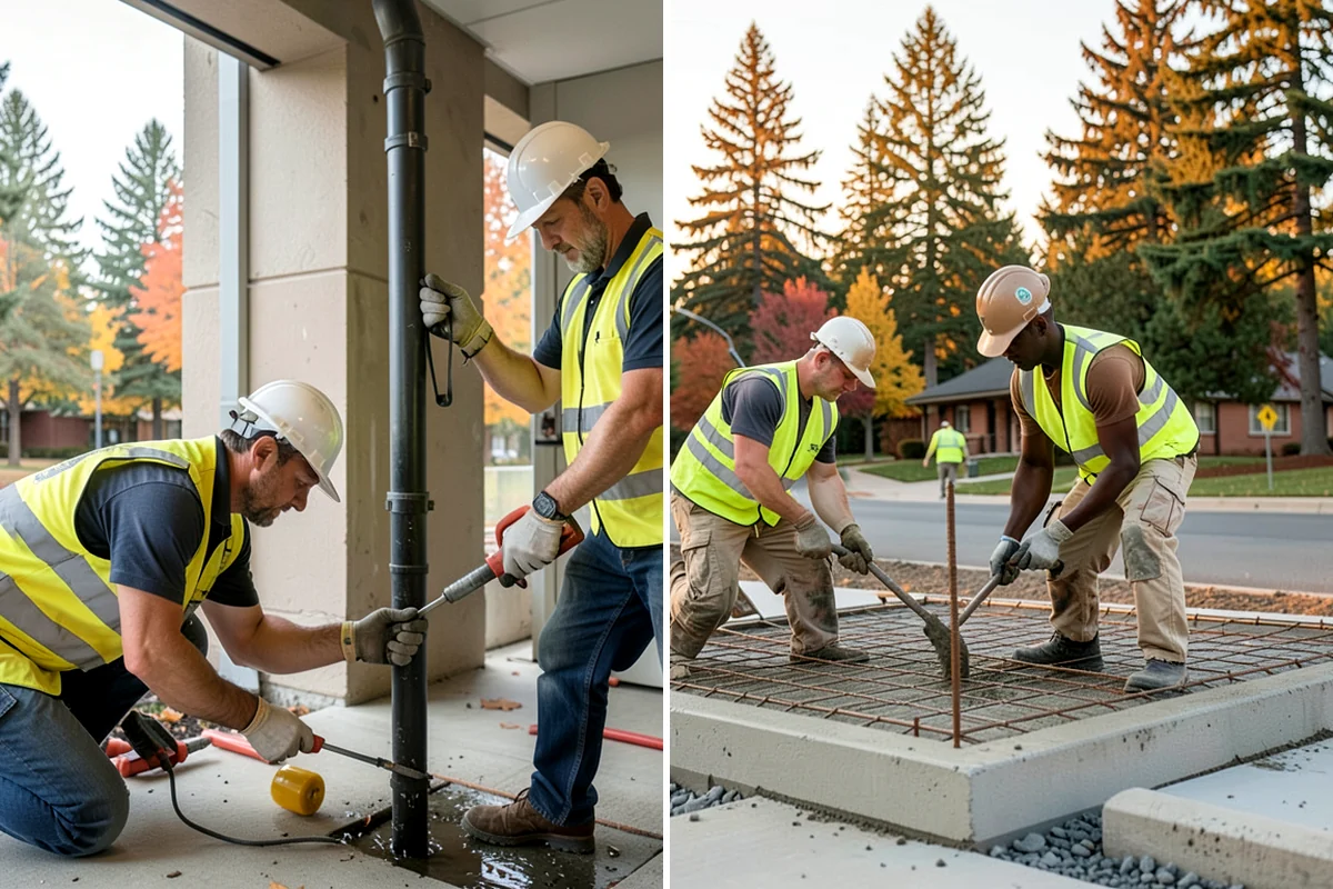 Municipal Building Washing in Everett, Snohomish County, WA - We evaluate substrates and select appropriate cleaning methods