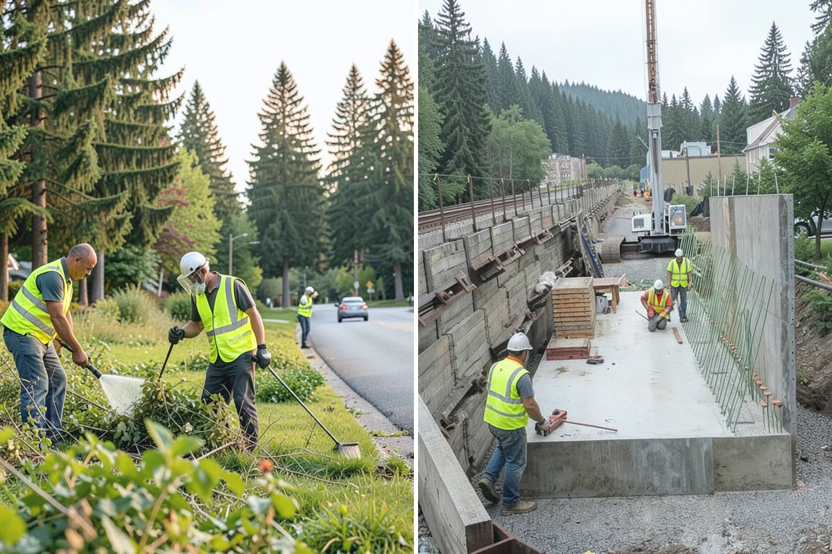 Municipal Building Washing in Gold Bar, Snohomish County, WA - We evaluate substrates and select appropriate cleaning methods