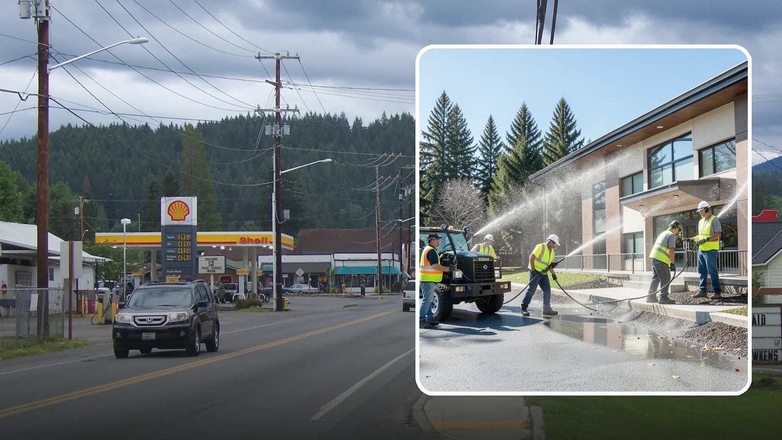Municipal Building Washing in Granite Falls, Snohomish County, WA - We wash public building exteriors to remove mildew, algae, and grime using safe methods for Western Washington civic facilities.