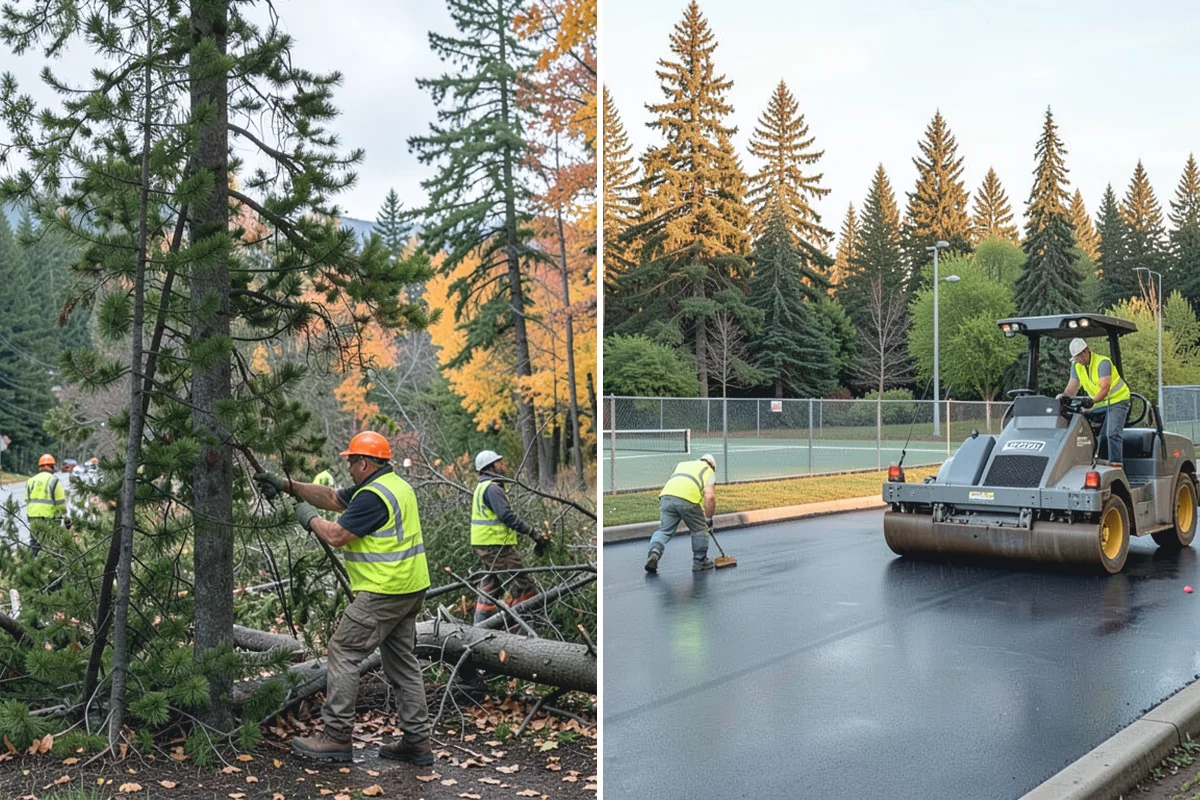 Municipal Building Washing in Granite Falls, Snohomish County, WA - We evaluate substrates and select appropriate cleaning methods