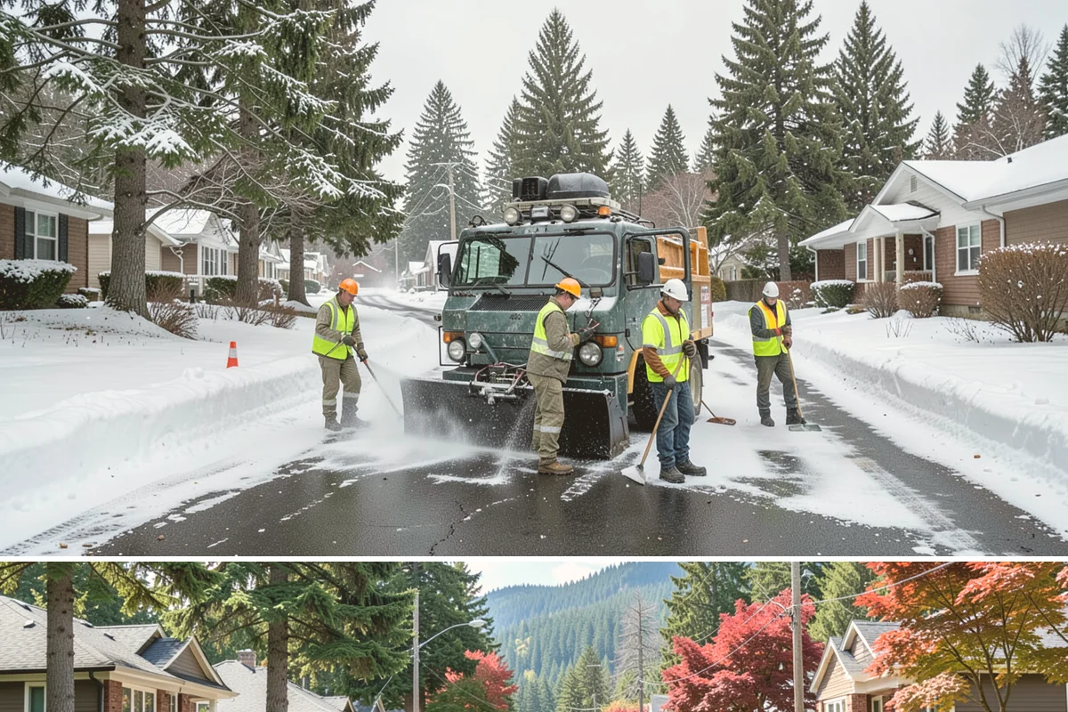 Municipal Building Washing in Hunts Point, King County, WA - Building washing is best performed in the drier months from late spring through early fall, when surfaces dry and treatments work...