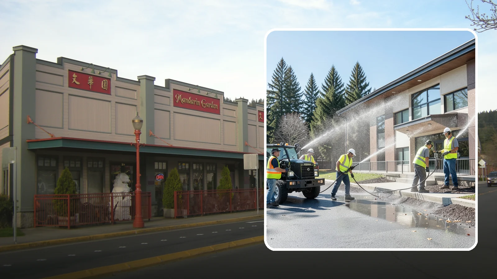 Municipal Building Washing in Issaquah, King County, WA - We wash public building exteriors to remove mildew, algae, and grime using safe methods for Western Washington civic facilities.