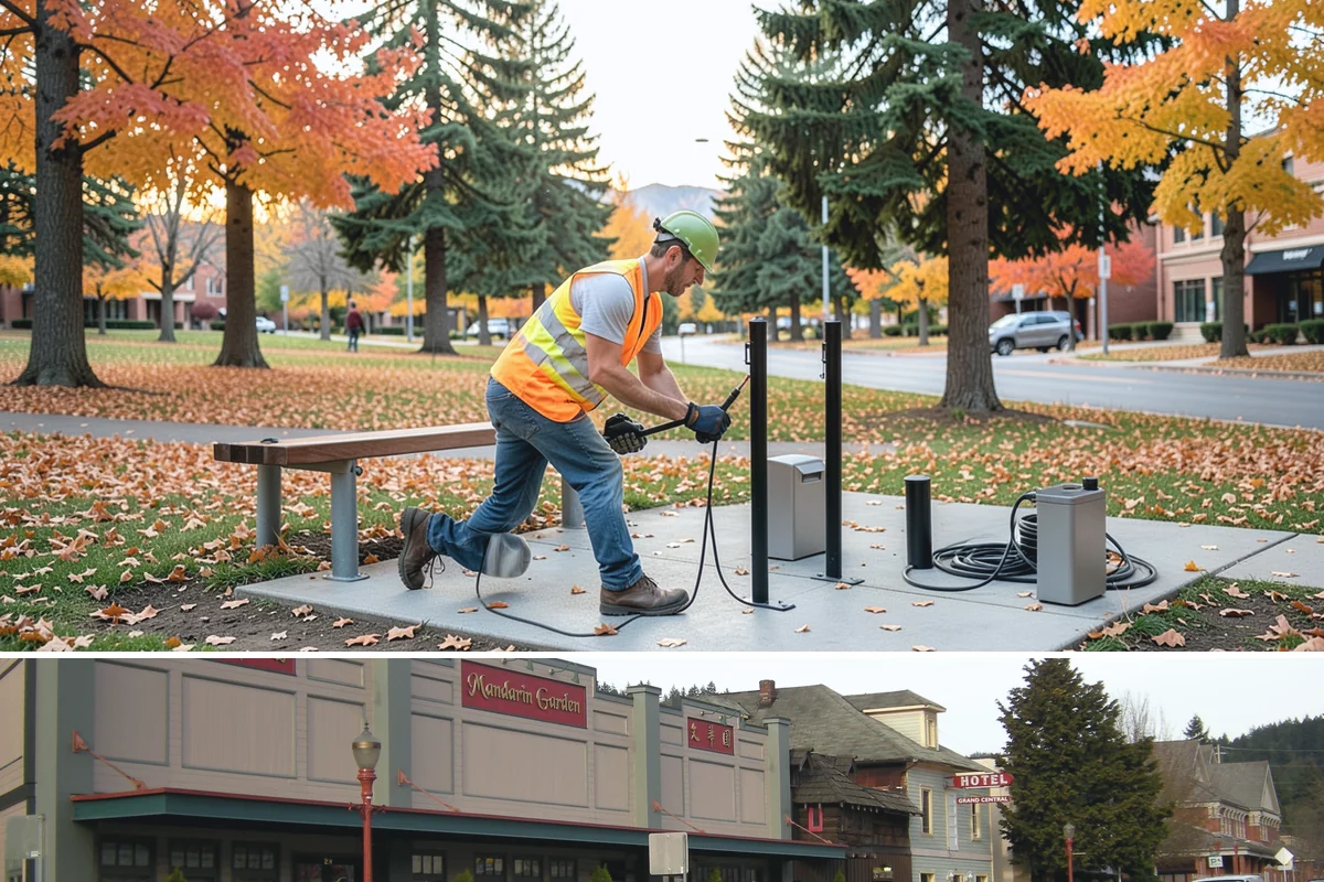 Municipal Building Washing in Issaquah, King County, WA - Building washing is best performed in the drier months from late spring through early fall, when surfaces dry and treatments work...