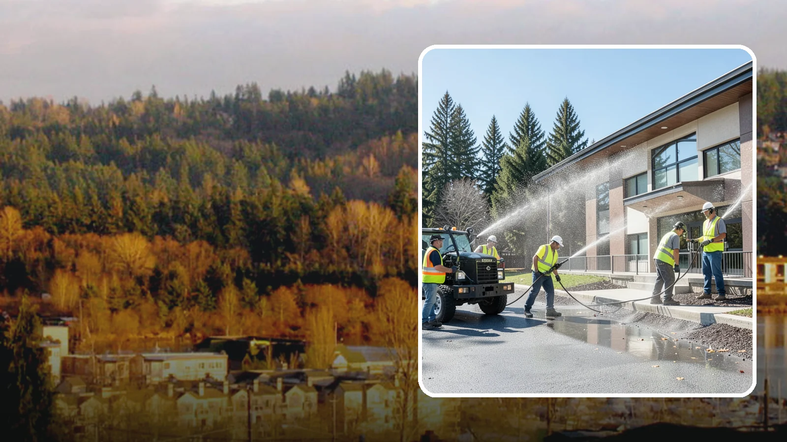 Municipal Building Washing in Kenmore, King County, WA - We wash public building exteriors to remove mildew, algae, and grime using safe methods for Western Washington civic facilities.