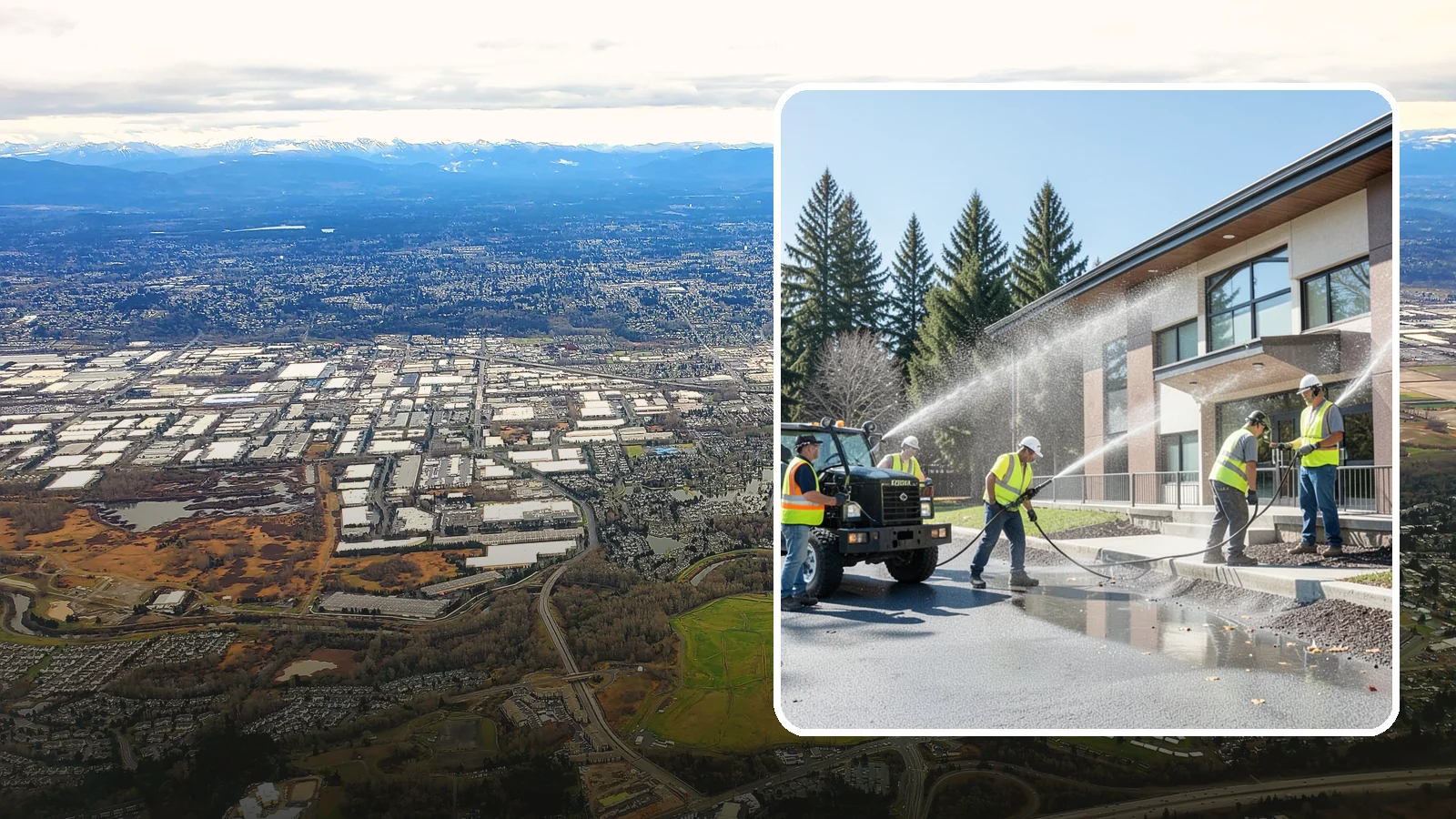Municipal Building Washing in Kent, King County, WA - We wash public building exteriors to remove mildew, algae, and grime using safe methods for Western Washington civic facilities.