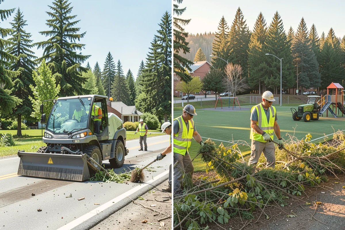 Municipal Building Washing in Kent, King County, WA - We evaluate substrates and select appropriate cleaning methods