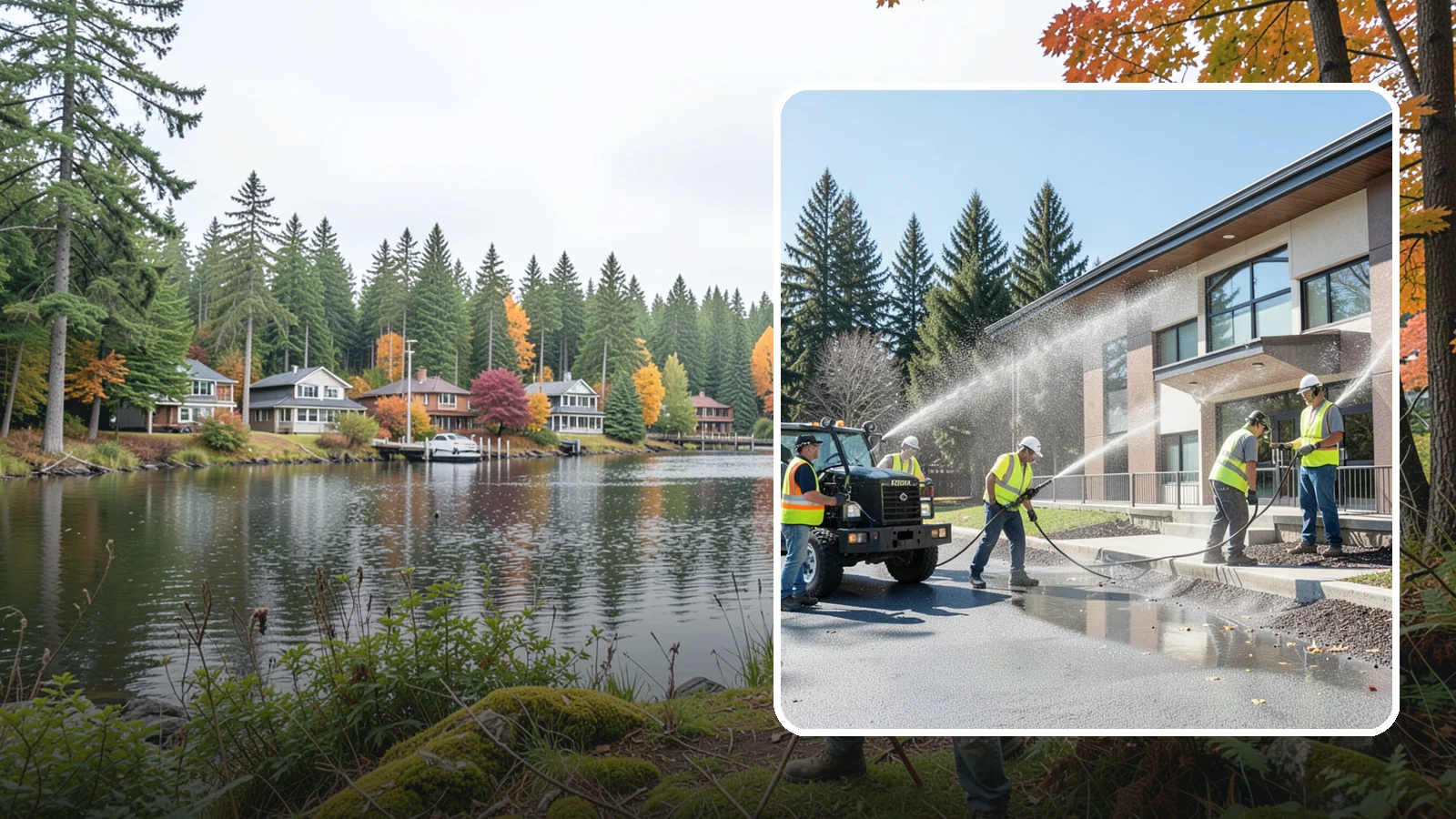 Municipal Building Washing in La Conner, Skagit County, WA - We wash public building exteriors to remove mildew, algae, and grime using safe methods for Western Washington civic facilities.