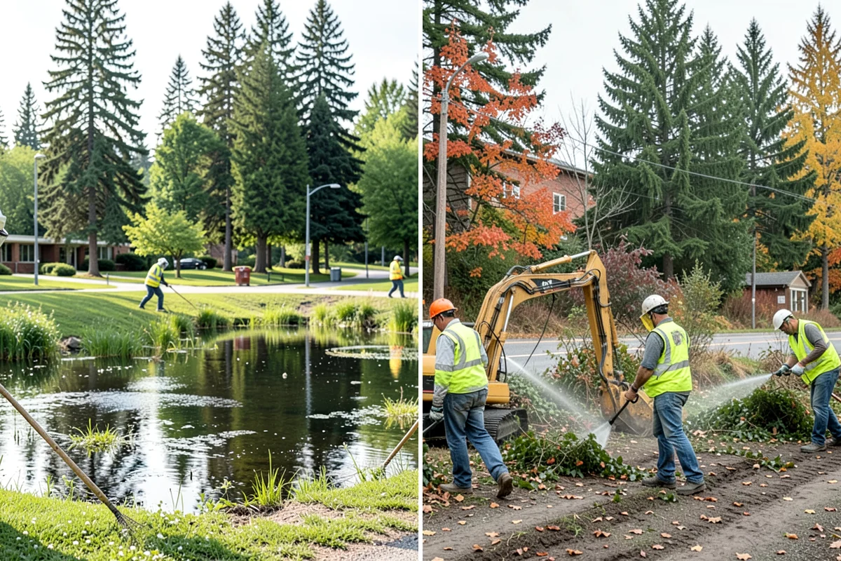 Municipal Building Washing in Lake Forest Park, King County, WA - We evaluate substrates and select appropriate cleaning methods