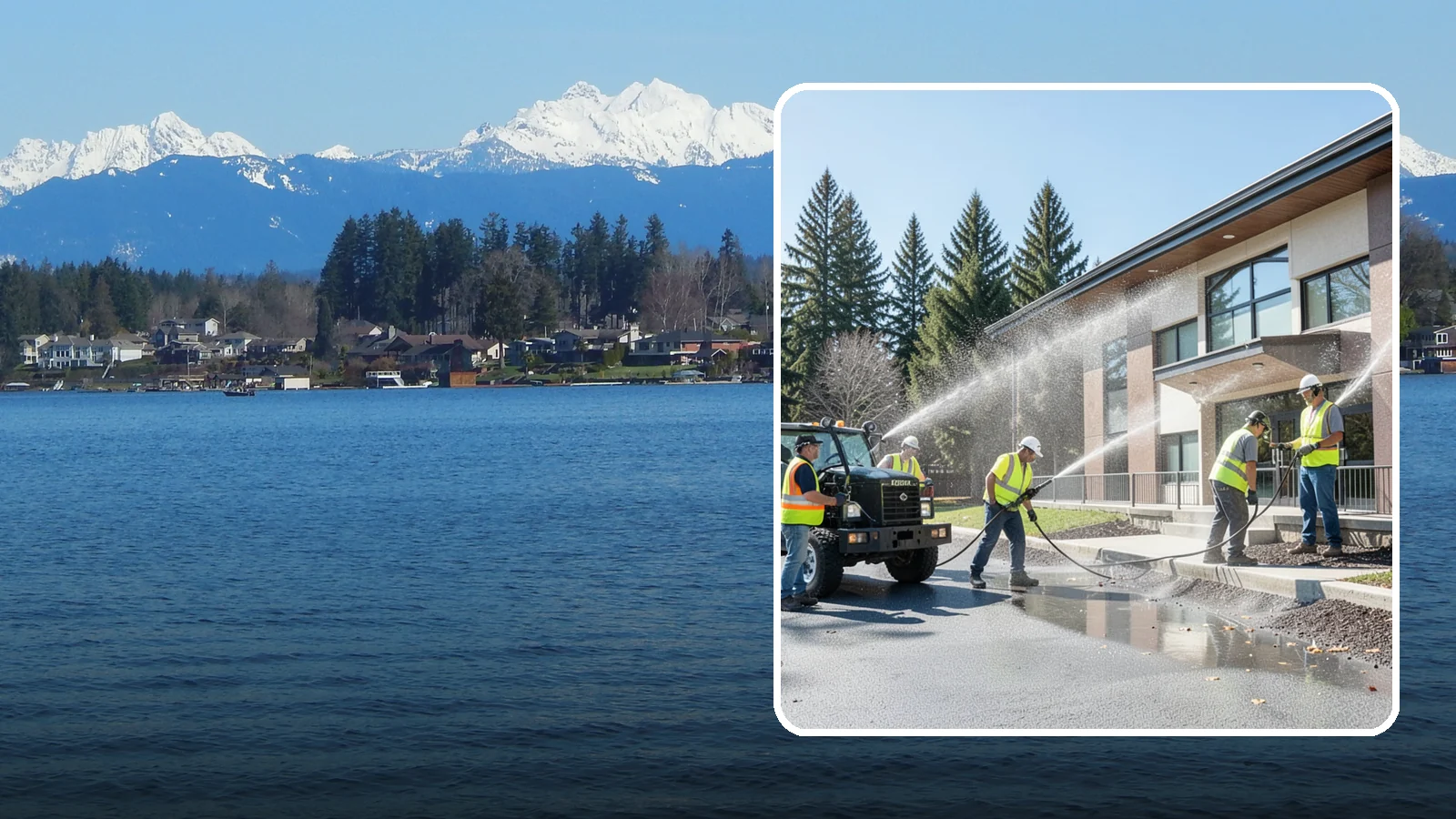 Municipal Building Washing in Lake Stevens, Snohomish County, WA - We wash public building exteriors to remove mildew, algae, and grime using safe methods for Western Washington civic facilities.