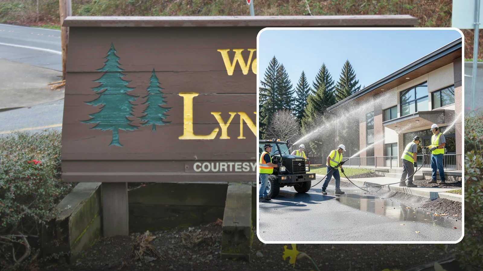 Municipal Building Washing in Lynnwood, Snohomish County, WA - We wash public building exteriors to remove mildew, algae, and grime using safe methods for Western Washington civic facilities.