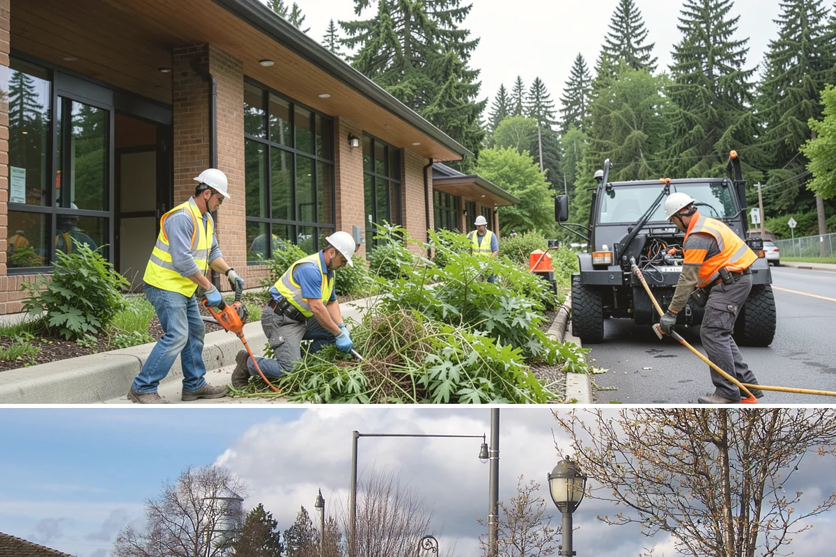 Municipal Building Washing in Marysville, Snohomish County, WA - Building washing is best performed in the drier months from late spring through early fall, when surfaces dry and treatments work...