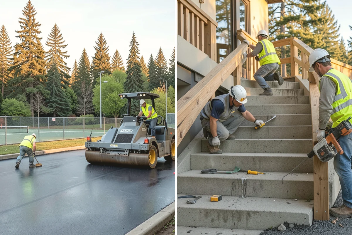 Municipal Building Washing in Mercer Island, King County, WA - We evaluate substrates and select appropriate cleaning methods