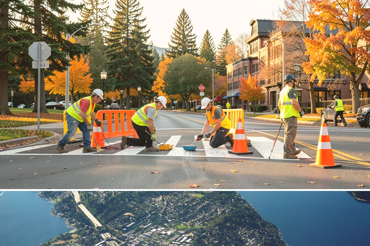 Municipal Building Washing in Mercer Island, King County, WA - Building washing is best performed in the drier months from late spring through early fall, when surfaces dry and treatments work...