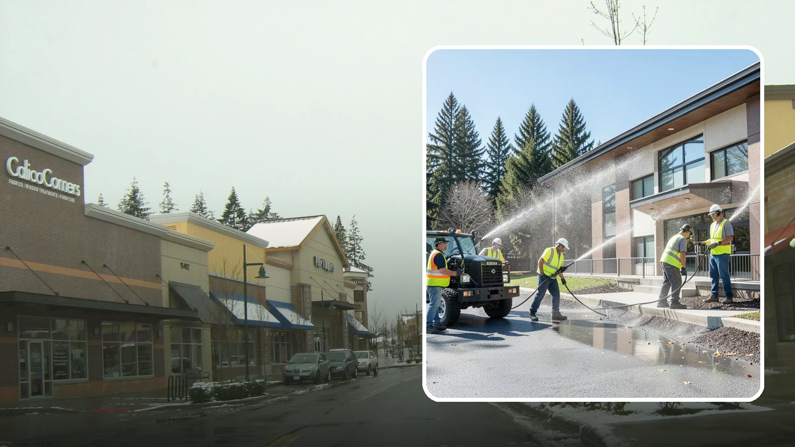 Municipal Building Washing in Mill Creek, Snohomish County, WA - We wash public building exteriors to remove mildew, algae, and grime using safe methods for Western Washington civic facilities.