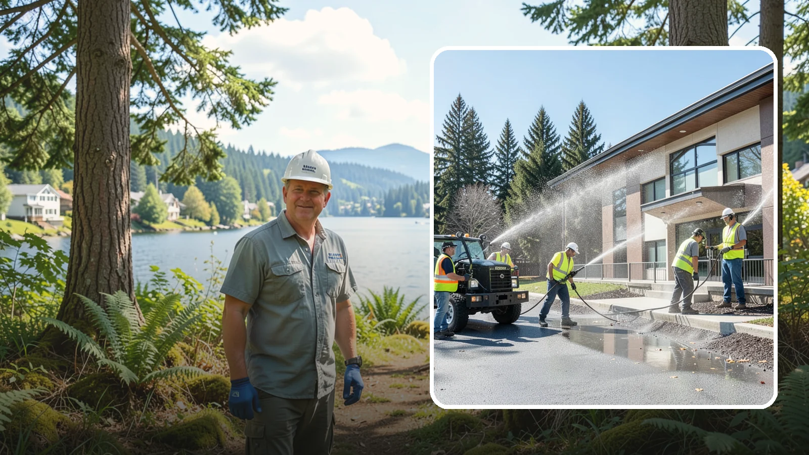 Municipal Building Washing in Milton, King County, WA - We wash public building exteriors to remove mildew, algae, and grime using safe methods for Western Washington civic facilities.