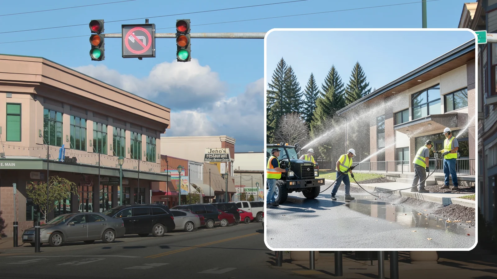 Municipal Building Washing in Monroe, Snohomish County, WA - We wash public building exteriors to remove mildew, algae, and grime using safe methods for Western Washington civic facilities.