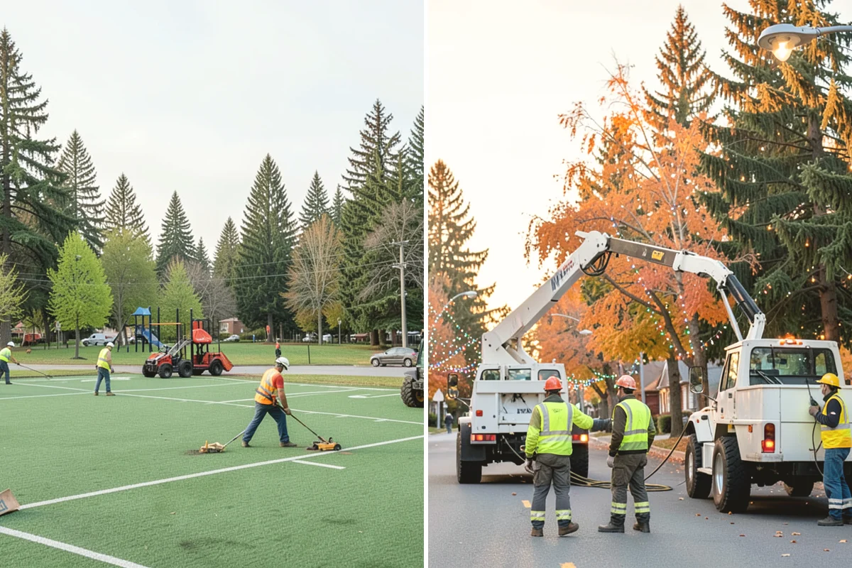 Municipal Building Washing in Mountlake Terrace, Snohomish County, WA - We evaluate substrates and select appropriate cleaning methods