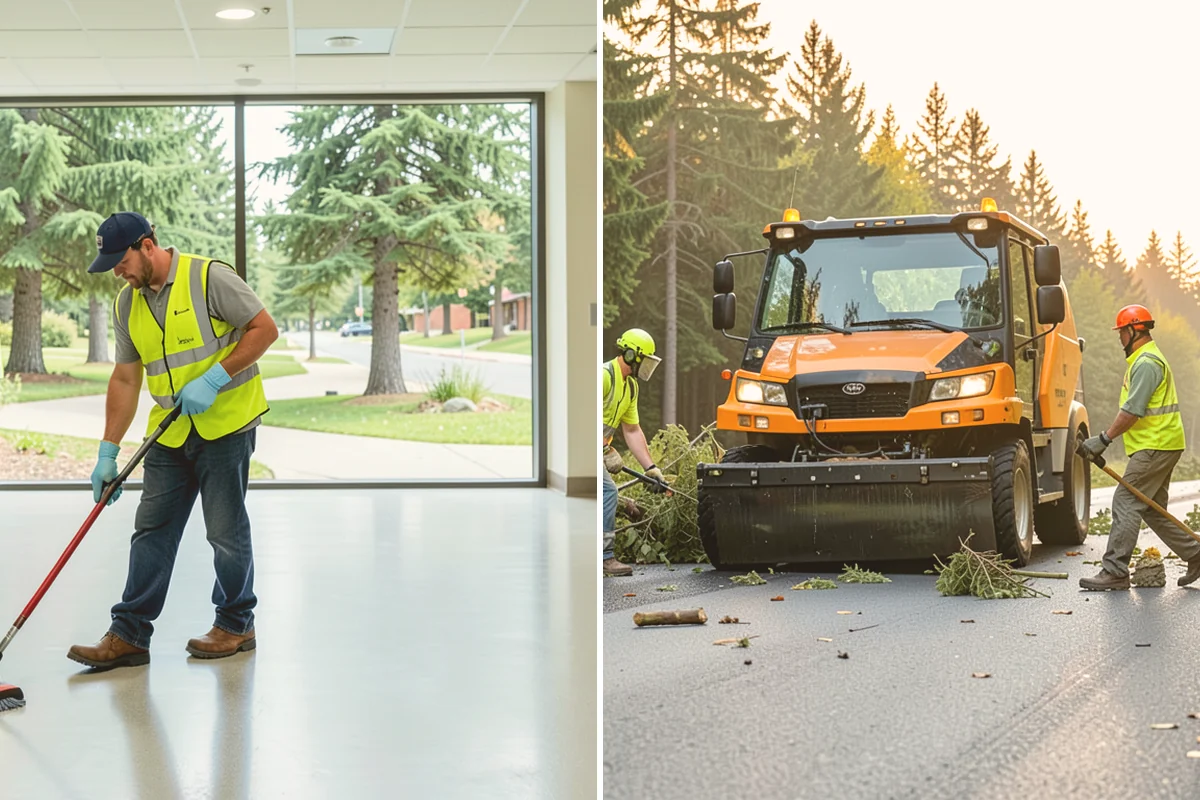 Municipal Building Washing in Newcastle, King County, WA - We evaluate substrates and select appropriate cleaning methods