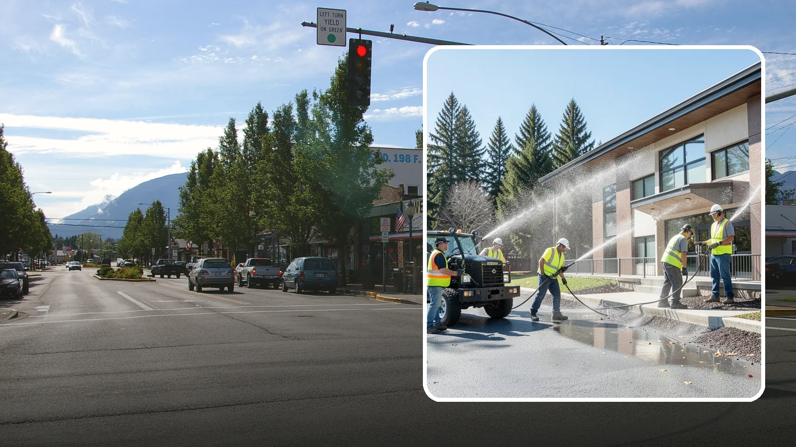 Municipal Building Washing in North Bend, King County, WA - We wash public building exteriors to remove mildew, algae, and grime using safe methods for Western Washington civic facilities.
