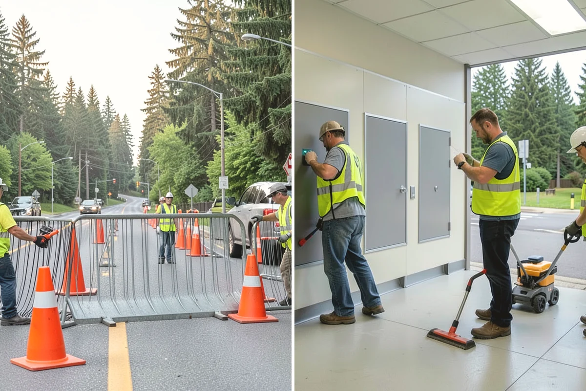 Municipal Building Washing in North Bend, King County, WA - We evaluate substrates and select appropriate cleaning methods